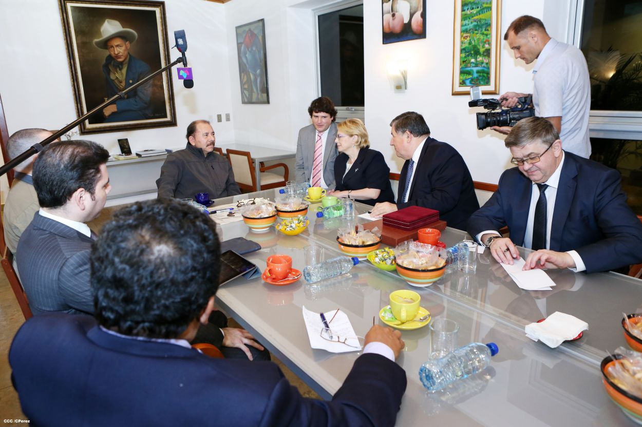 Presidente Daniel se reúne con delegación Rusa encabezada por Ministra de Salud Veronika Skvortsova