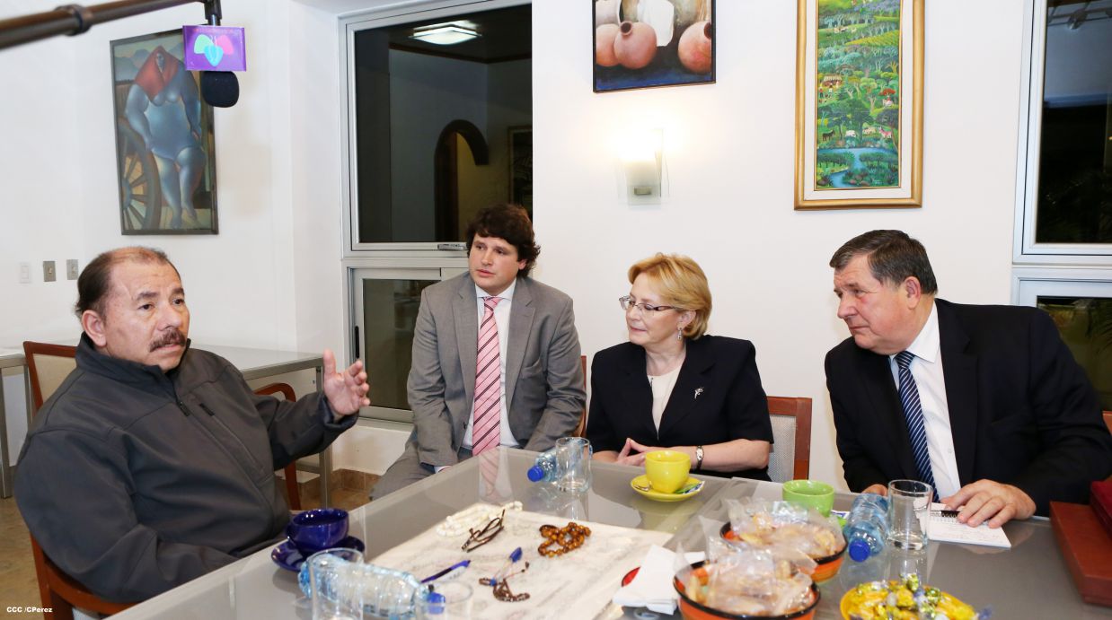 Presidente Daniel se reúne con delegación Rusa encabezada por Ministra de Salud Veronika Skvortsova