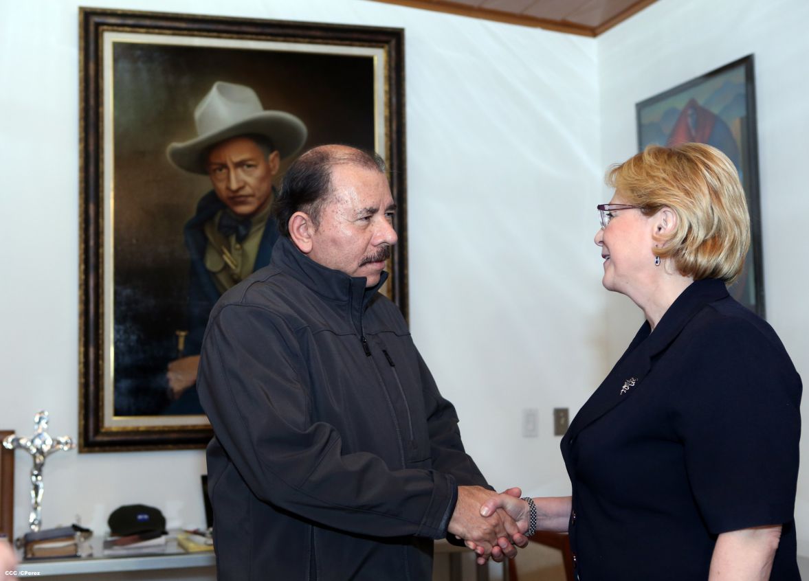 Presidente Daniel se reúne con delegación Rusa encabezada por Ministra de Salud Veronika Skvortsova