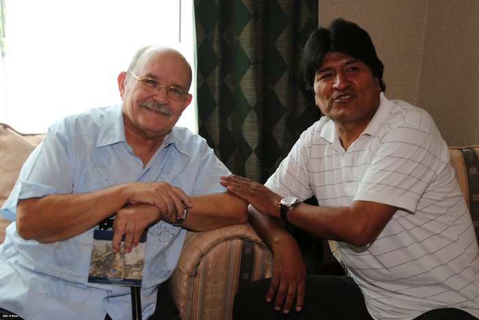 Presidente Evo Morales se reúne con el Padre Miguel D´Escoto