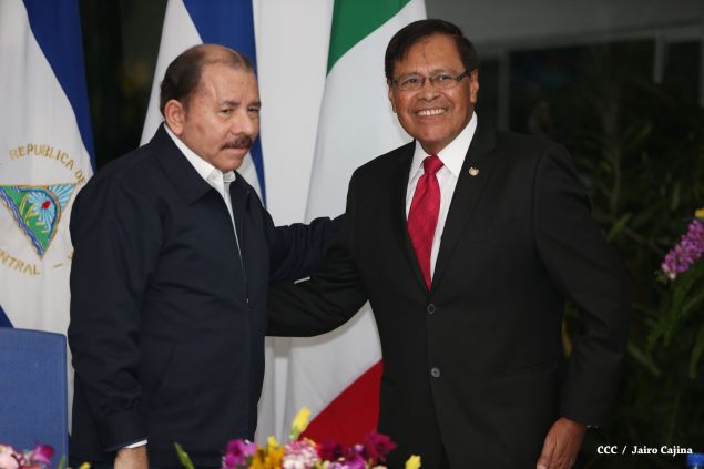 Daniel y Rosario reciben cartas credenciales de nuevos embajadores de Colombia, El Salvador, Italia y Alemania