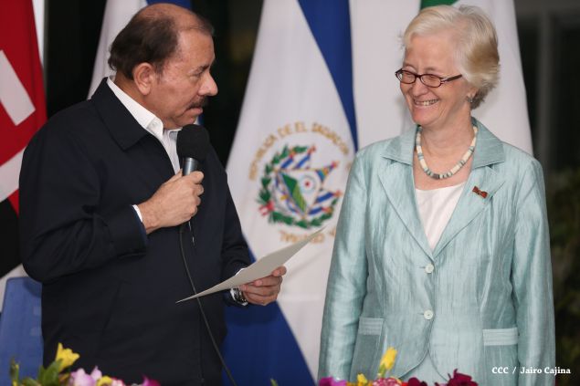 Daniel y Rosario reciben cartas credenciales de nuevos embajadores de Colombia, El Salvador, Italia y Alemania