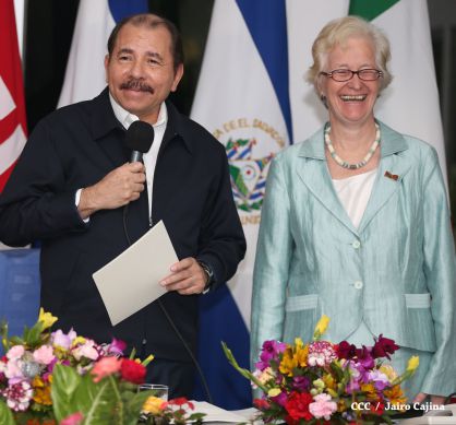 Daniel y Rosario reciben cartas credenciales de nuevos embajadores de Colombia, El Salvador, Italia y Alemania