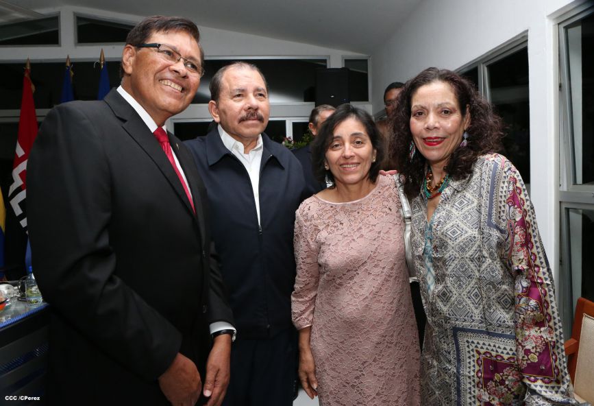 Daniel y Rosario reciben cartas credenciales de nuevos embajadores de Colombia, El Salvador, Italia y Alemania