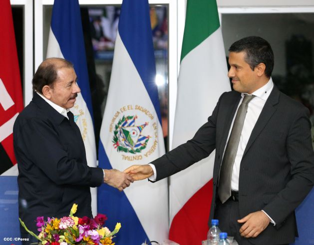 Daniel y Rosario reciben cartas credenciales de nuevos embajadores de Colombia, El Salvador, Italia y Alemania