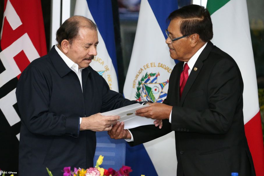 Daniel y Rosario reciben cartas credenciales de nuevos embajadores de Colombia, El Salvador, Italia y Alemania