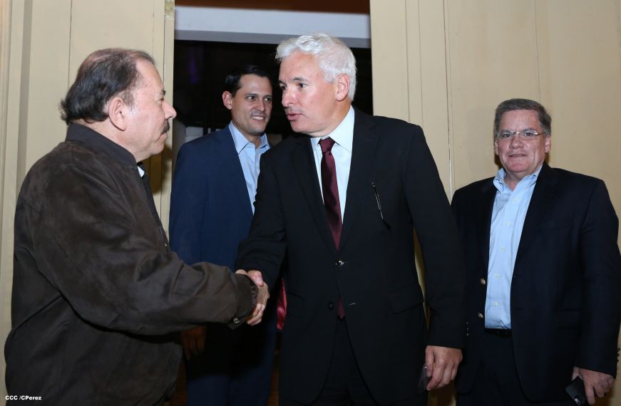 Presidente Daniel se reúne con empresarios de la Asociación de Zonas Francas de las Américas