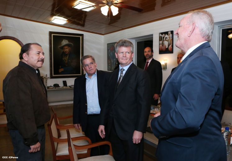 Presidente Daniel se reúne con empresarios de la Asociación de Zonas Francas de las Américas