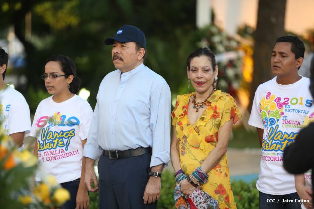Daniel y Rosario conmemoran 39 aniversario del tránsito a la inmortalidad del Comandante Carlos Fonseca