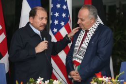 Daniel y Rosario reciben cartas credenciales de embajadores de Chile, Francia, EEUU y Palestina