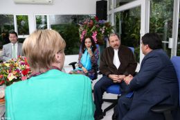 Presidente Daniel y Compañera Rosario sostienen encuentro con el Subsecretario Adjunto de Estados Unidos, Francisco Palmieri