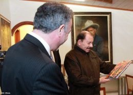 Presidente Daniel se reúne con presidente del Grupo Regional Aval