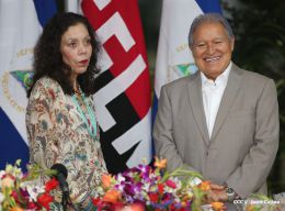 Presidente Daniel se reúne con su homólogo salvadoreño Salvador Sánchez Cerén