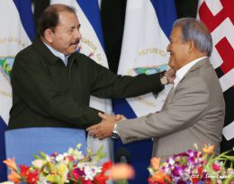 Presidente Daniel se reúne con su homólogo salvadoreño Salvador Sánchez Cerén