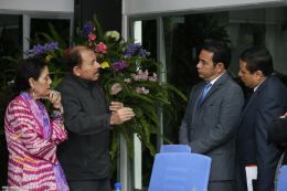 Daniel y Rosario se reúnen con el presidente electo de Guatemala, Jimmy Morales
