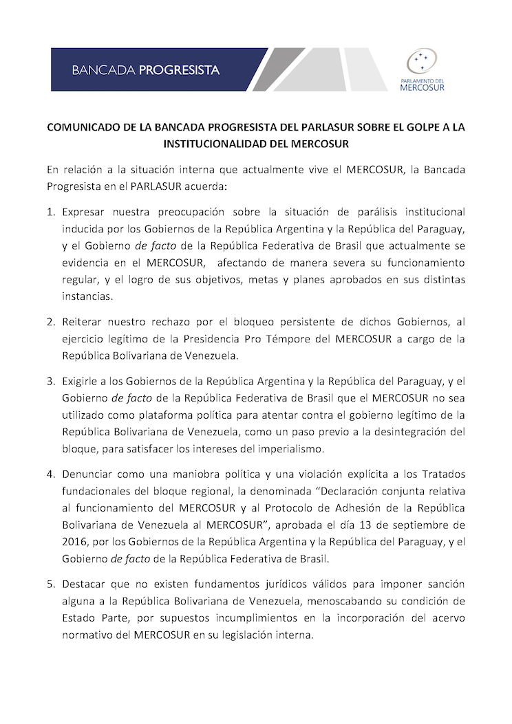 Comunicado