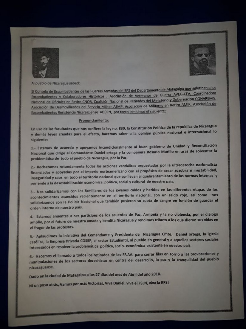 pronunciamiento