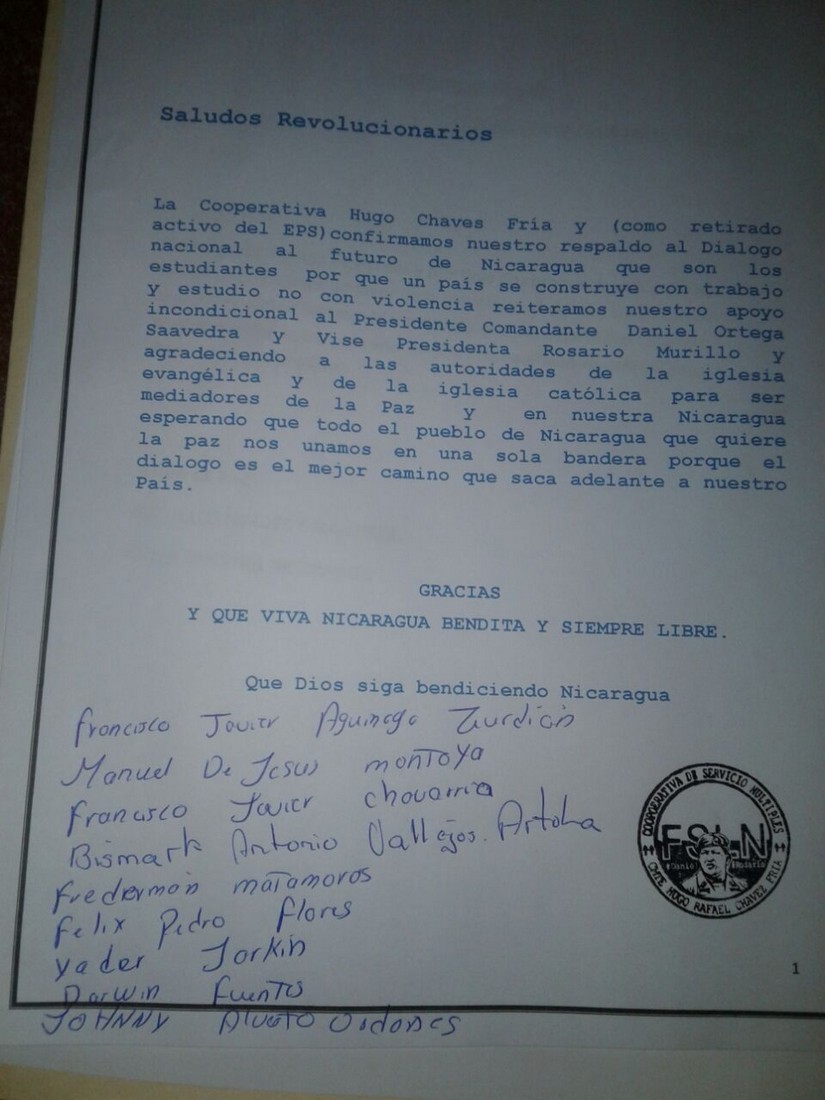 pronunciamiento