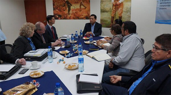 Autoridad Aeron&aacute;utica Nicarag&uuml;ense INAC recibi&oacute; a la delegaci&oacute;n de la (TSA)