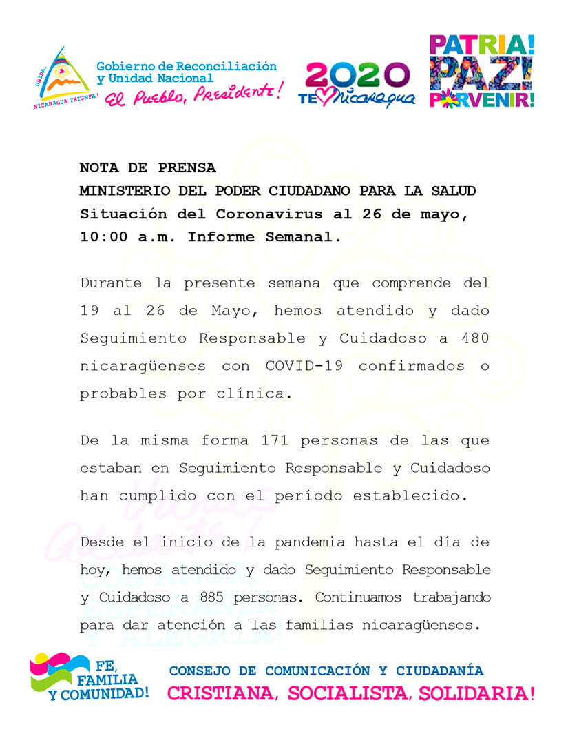 minsa-informe-covid-nicaragua