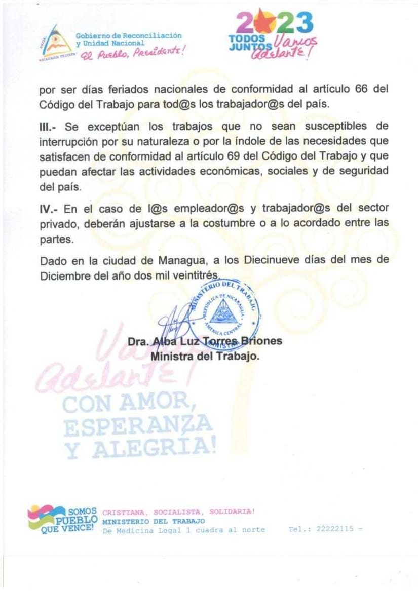 comunicado